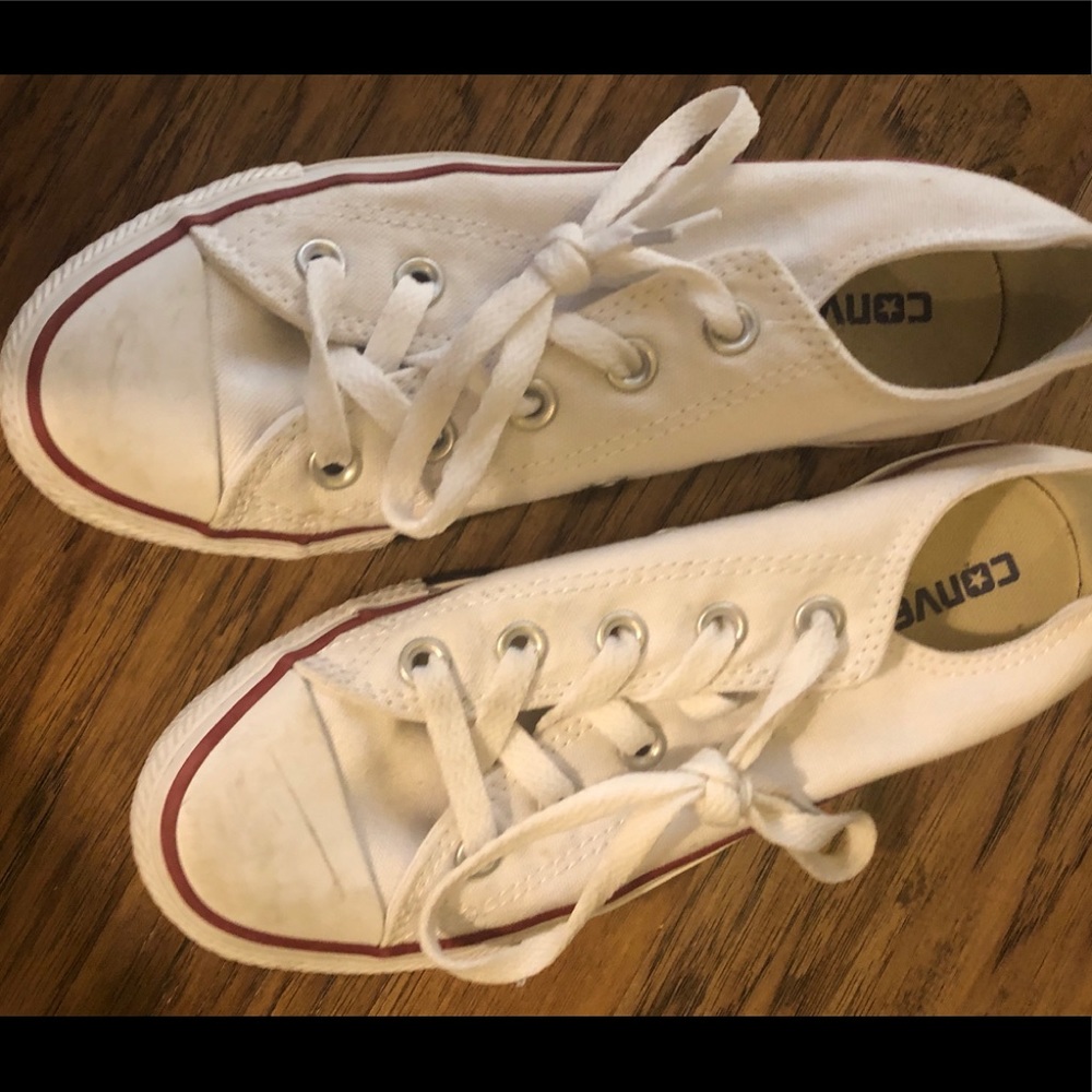 White Converse All-Stars